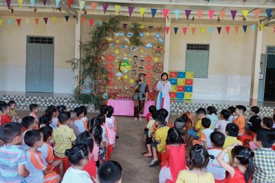 Trường mầm non Hoa Mai: Vui tết Trung thu