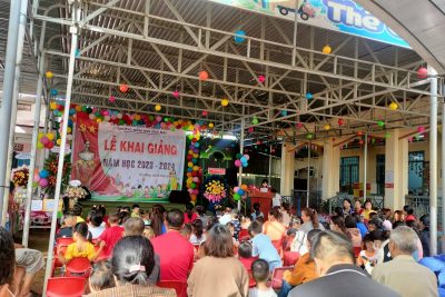 Lễ Khai giảng năm học mới Trường Mầm non Hoa Mai năm học 2023 – 2024